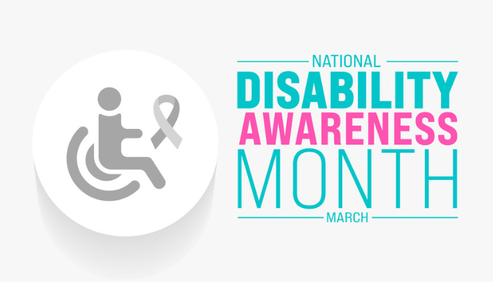 Disability Awareness Month graphic.
